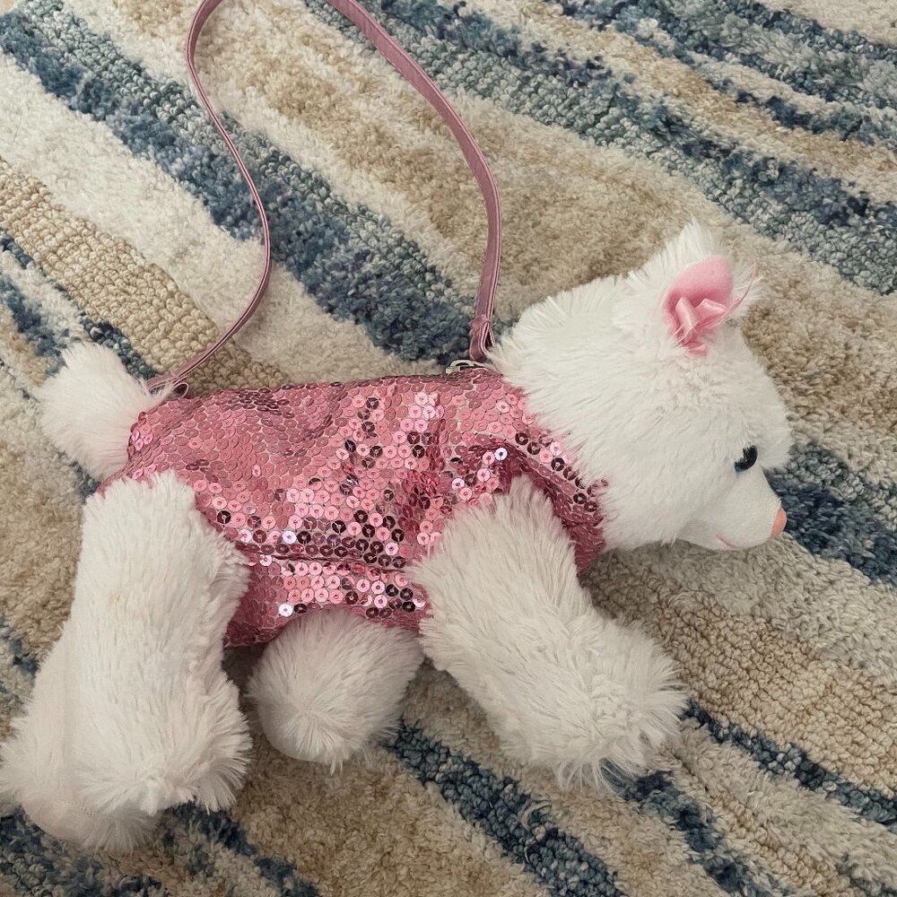 One of a kind cat purse stuffed animal